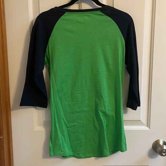 NWOT Seahawks 3/4 length sleeve tee with rhinestone details - Picture 5 of 5